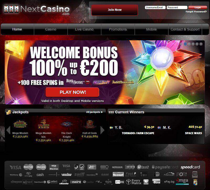 Next Casino Screenshot